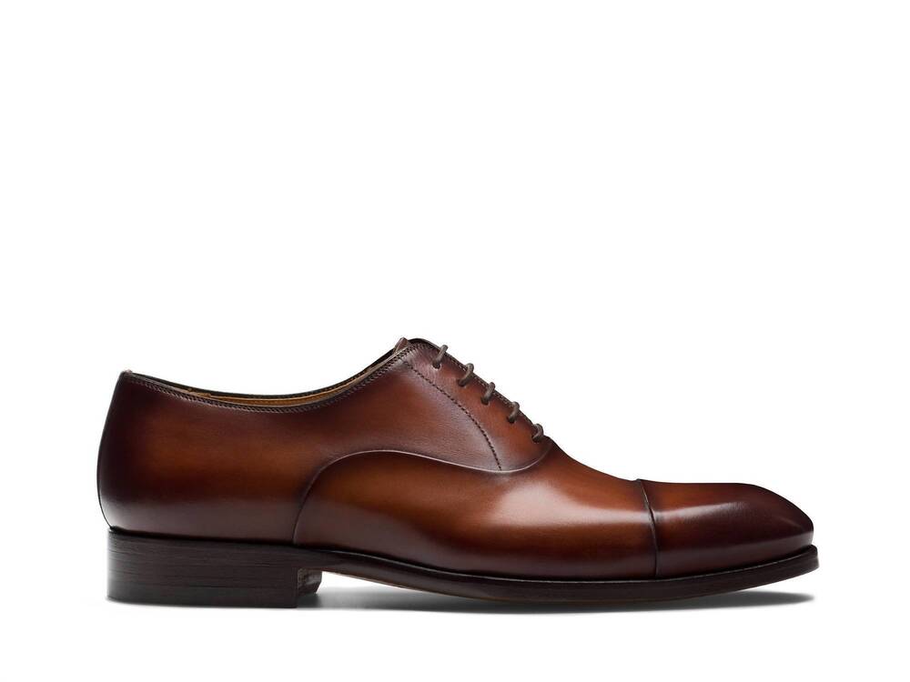 NEW MAGNANNI men's segovia cap toe oxford shoes in curri